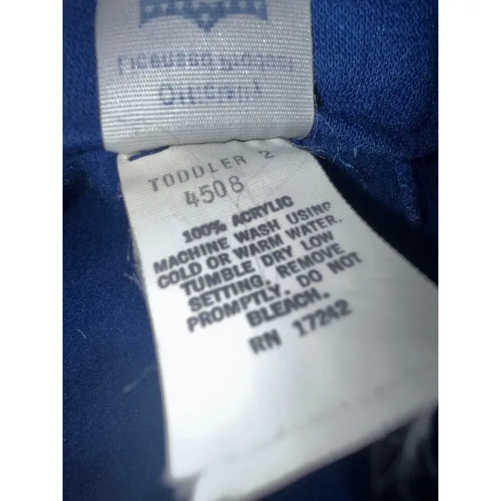 Vintage late 80s early 90s NFL New York Giants toddler tracksuit set.